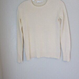 EVERLANE Cream Cashmere Size XS Pullover Long Sleeve Sweater